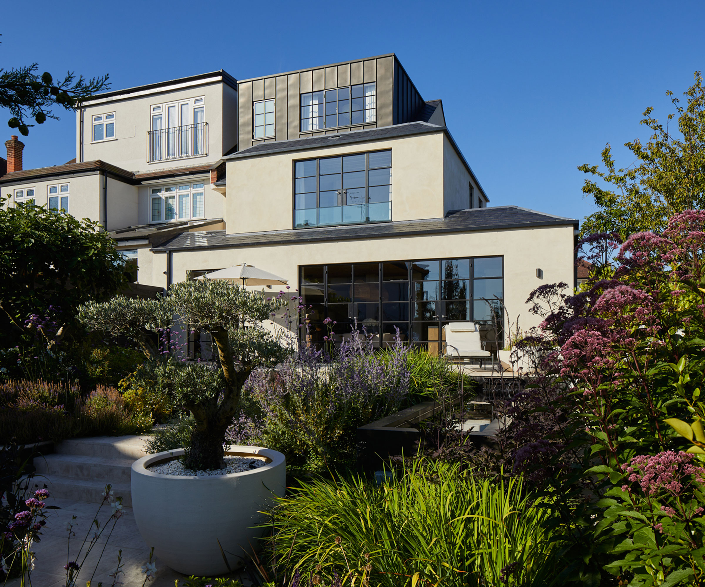 modern dormer loft conversion with Juliet balcony
