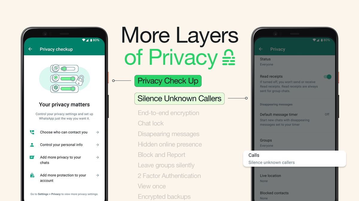 WhatsApp introduces additional privacy features for users.