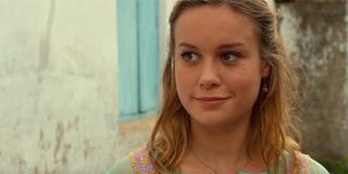 Brie Larson smiling in Basmati Blues