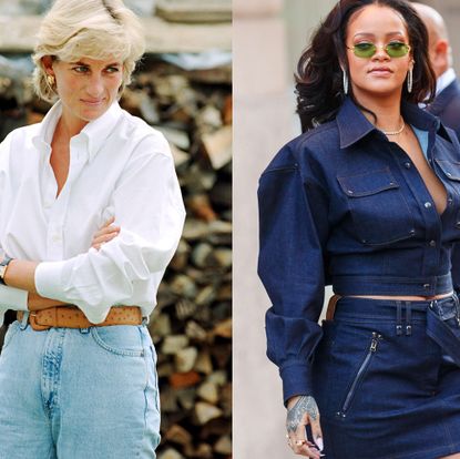 Princess Diana, Rihanna and Dolly Parton in denim