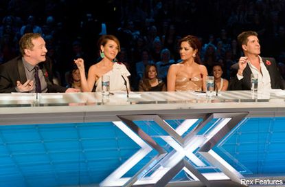 X Factor panel, judges, celebrity, Maire Claire