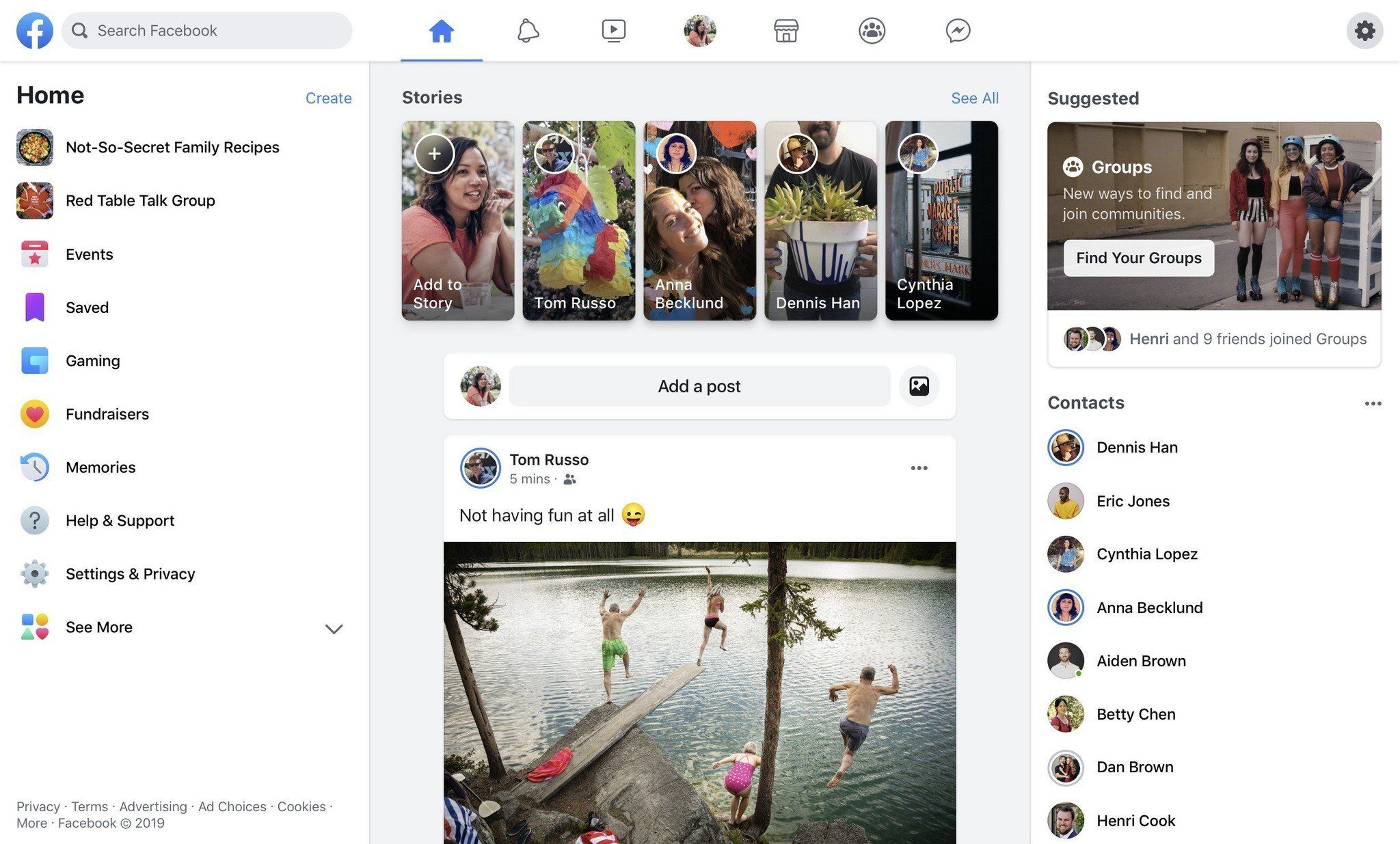 Facebook's redesigned web interface with Dark Mode support rolling out ...