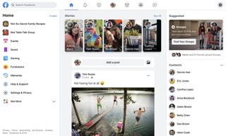 Facebook redesign