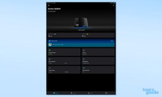 TP-Link Archer GE800 app screen shot