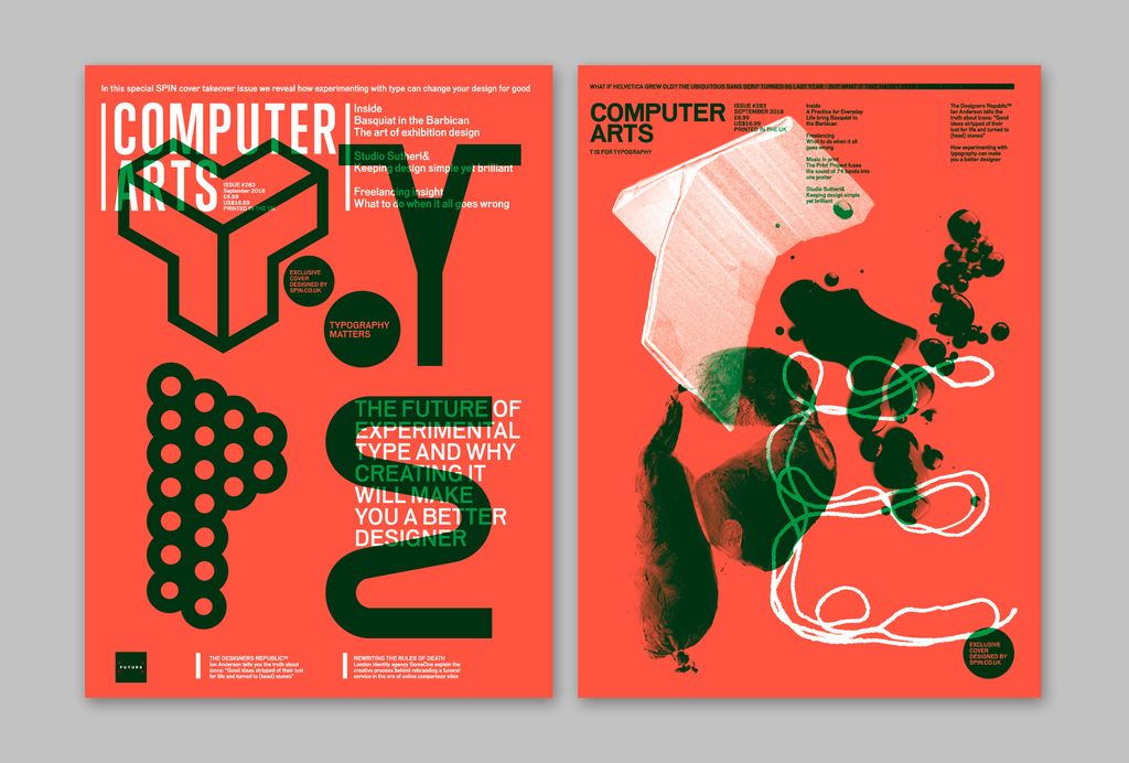 Explore experimental type with Computer Arts issue 283 | Creative Bloq