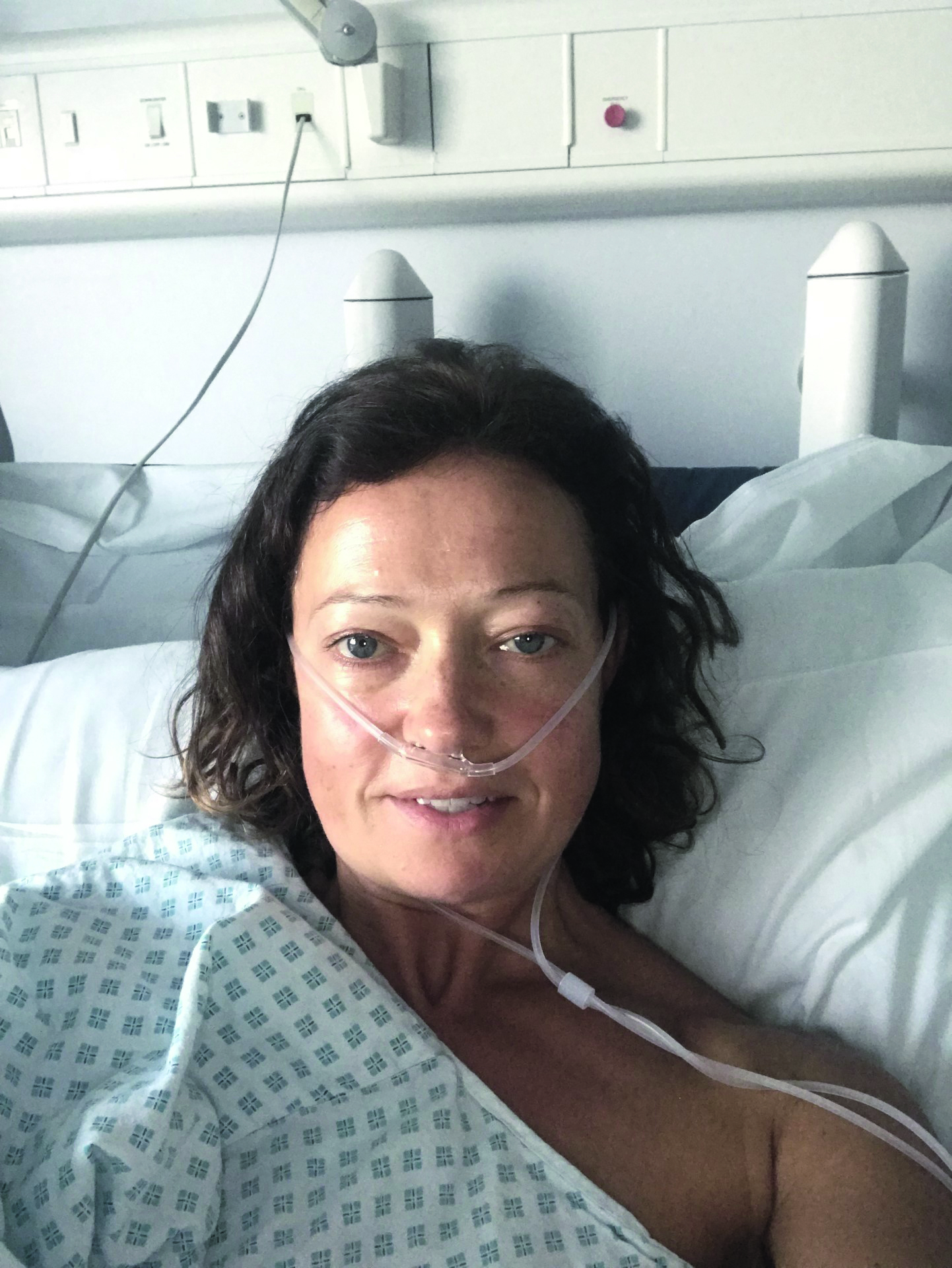 Felicity Ashley post-surgery