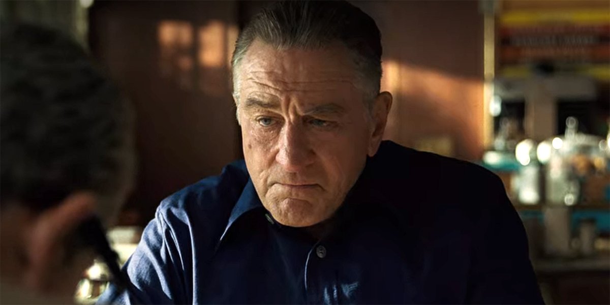 Robert De Niro as Frank Sheeran in The Irishman on Netflix