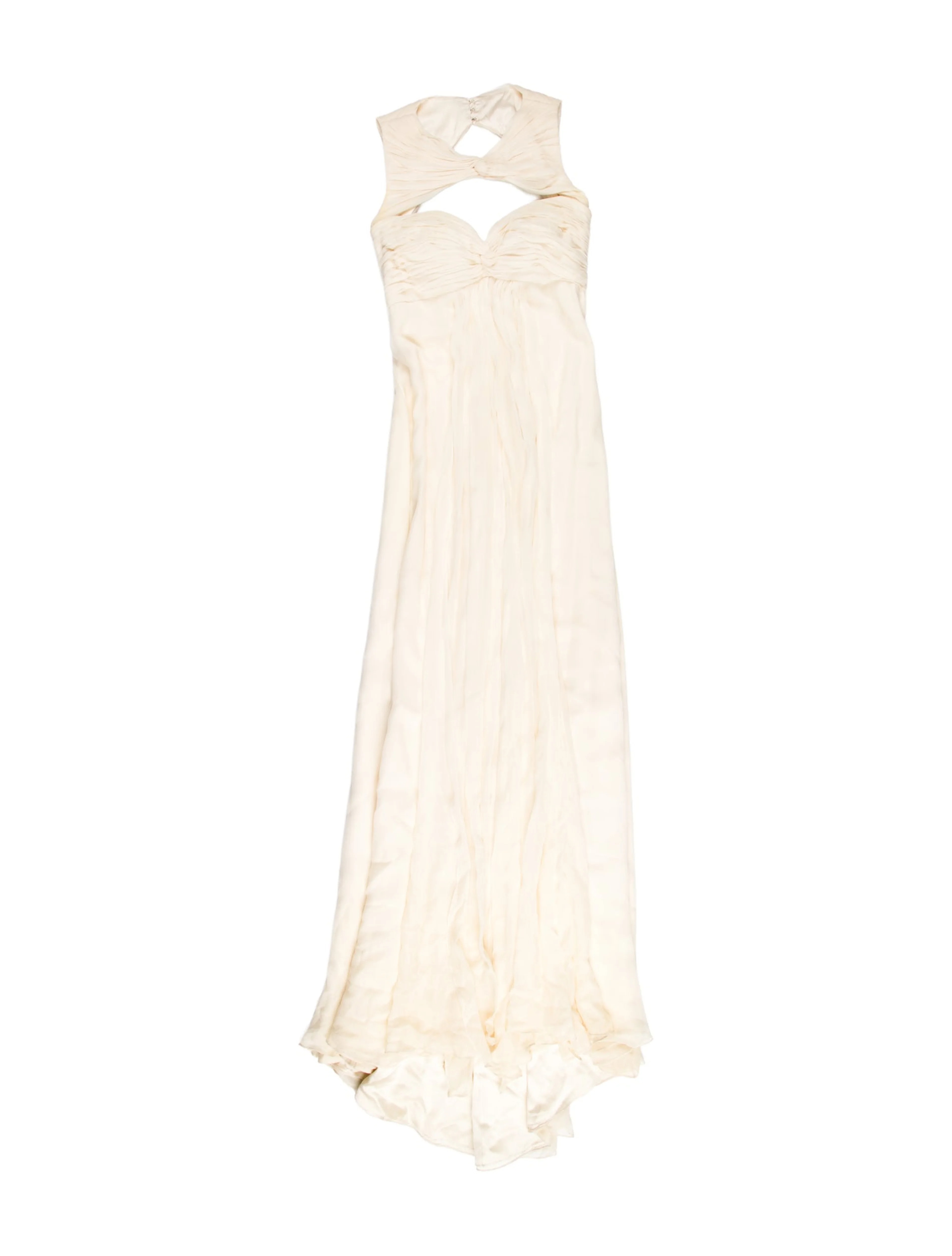 Monique Lhullier, Plunge Neckline Long Dress