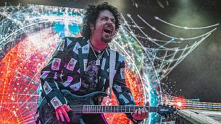  Steve Lukather from TOTO onstage at the Over Oslo Festival on June 20, 2019 in Oslo, Norway. 