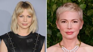 michelle williams hair transformation - before and after photos