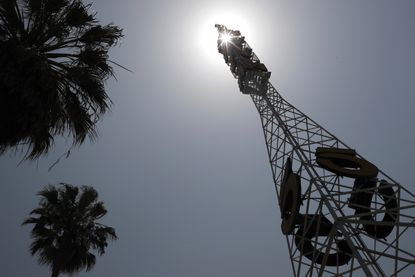 The Tribune Broadcasting tower in LA