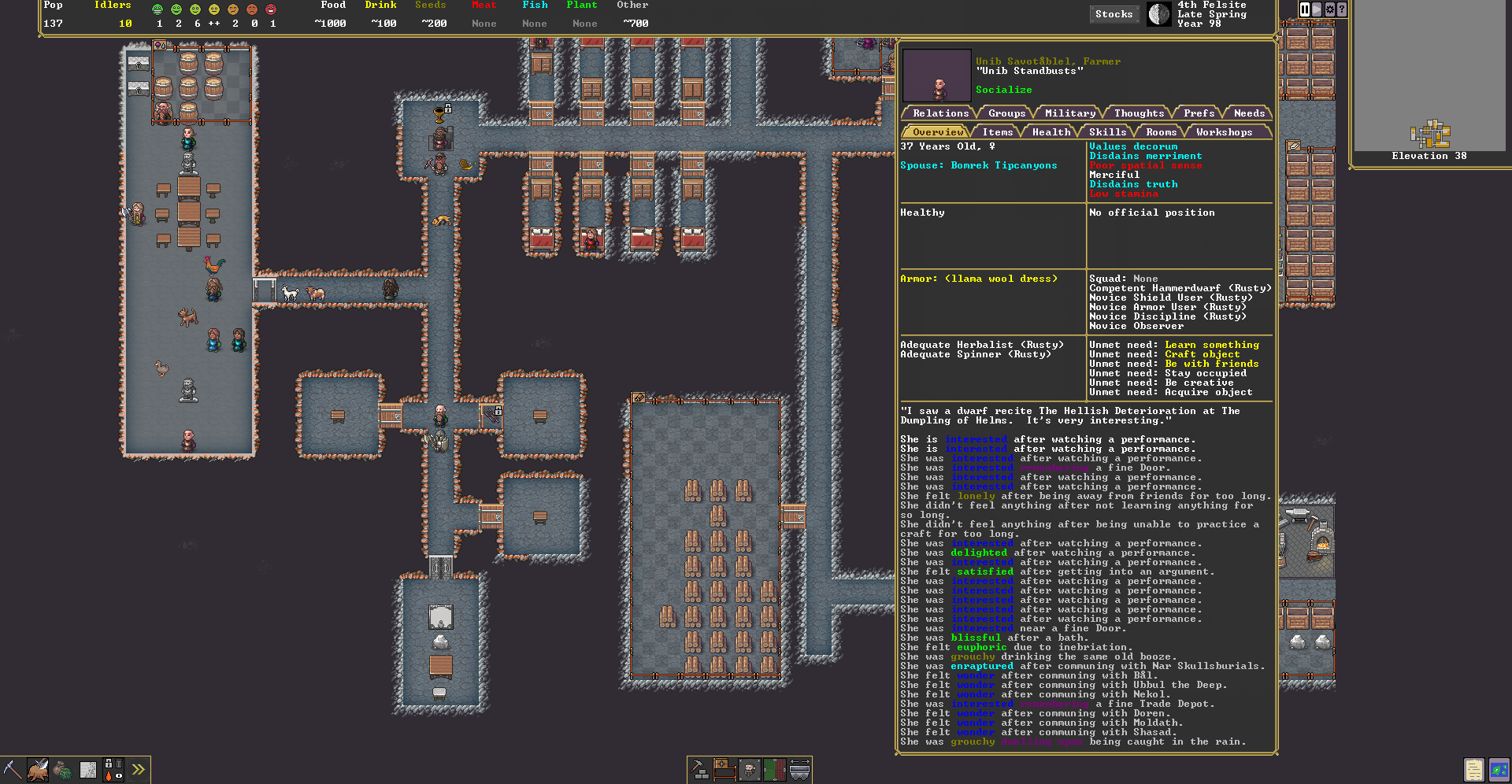 in-progress image of the upcoming graphical version of Dwarf Fortress.