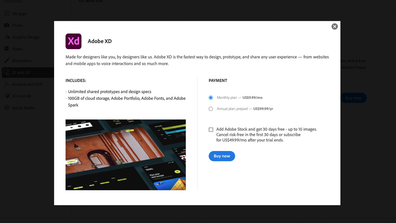 adobe xd download trial