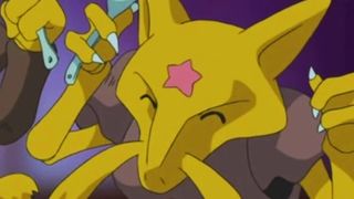 Kadabra looking very pleased with themselves