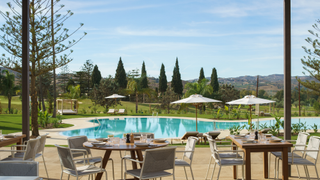 Pool and terrace at La Zambra.