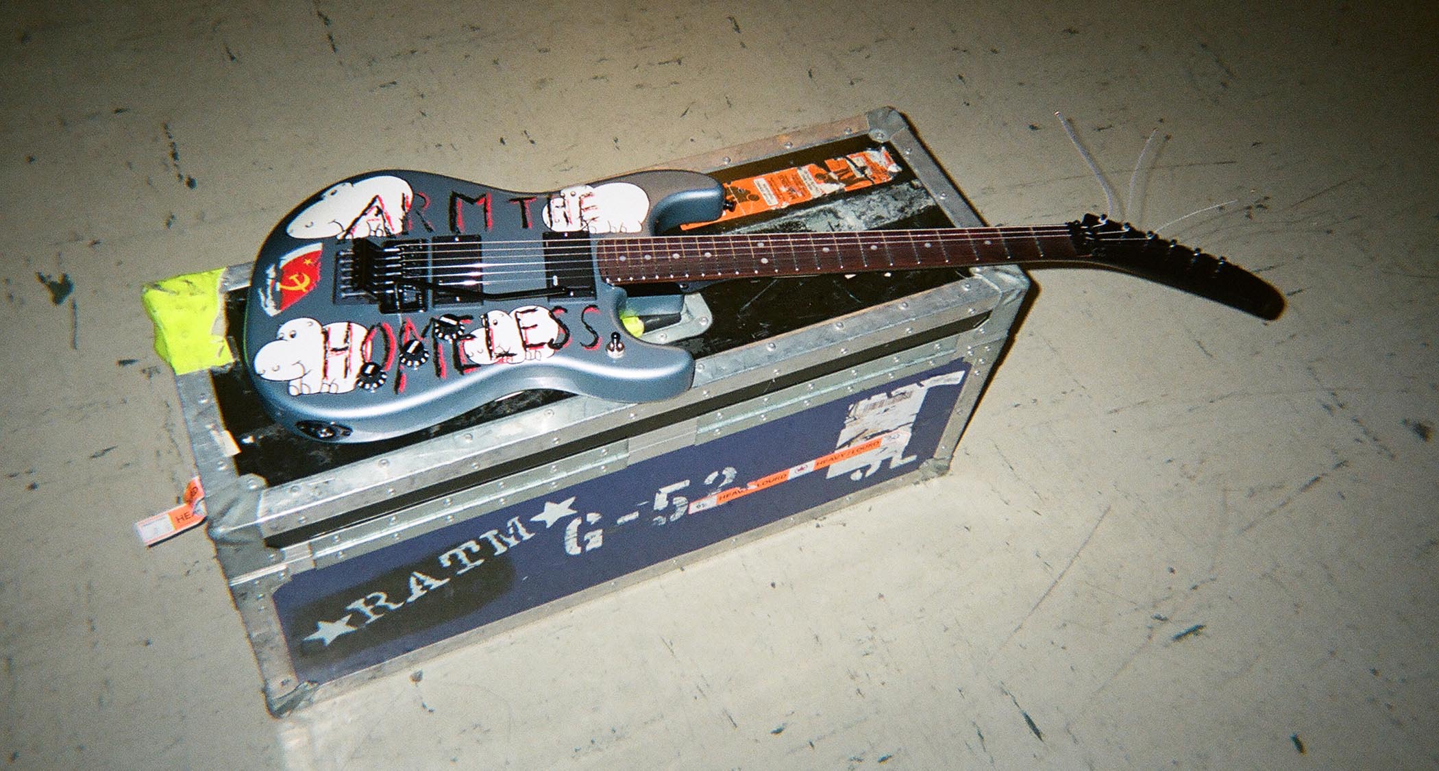 Fender has made an exacting replica of Tom Morello's 'Arm The Homeless' guitar, the mongrel S-style made from parts that became the cornerstone of the Rage Against The Machine guitarist's sound.