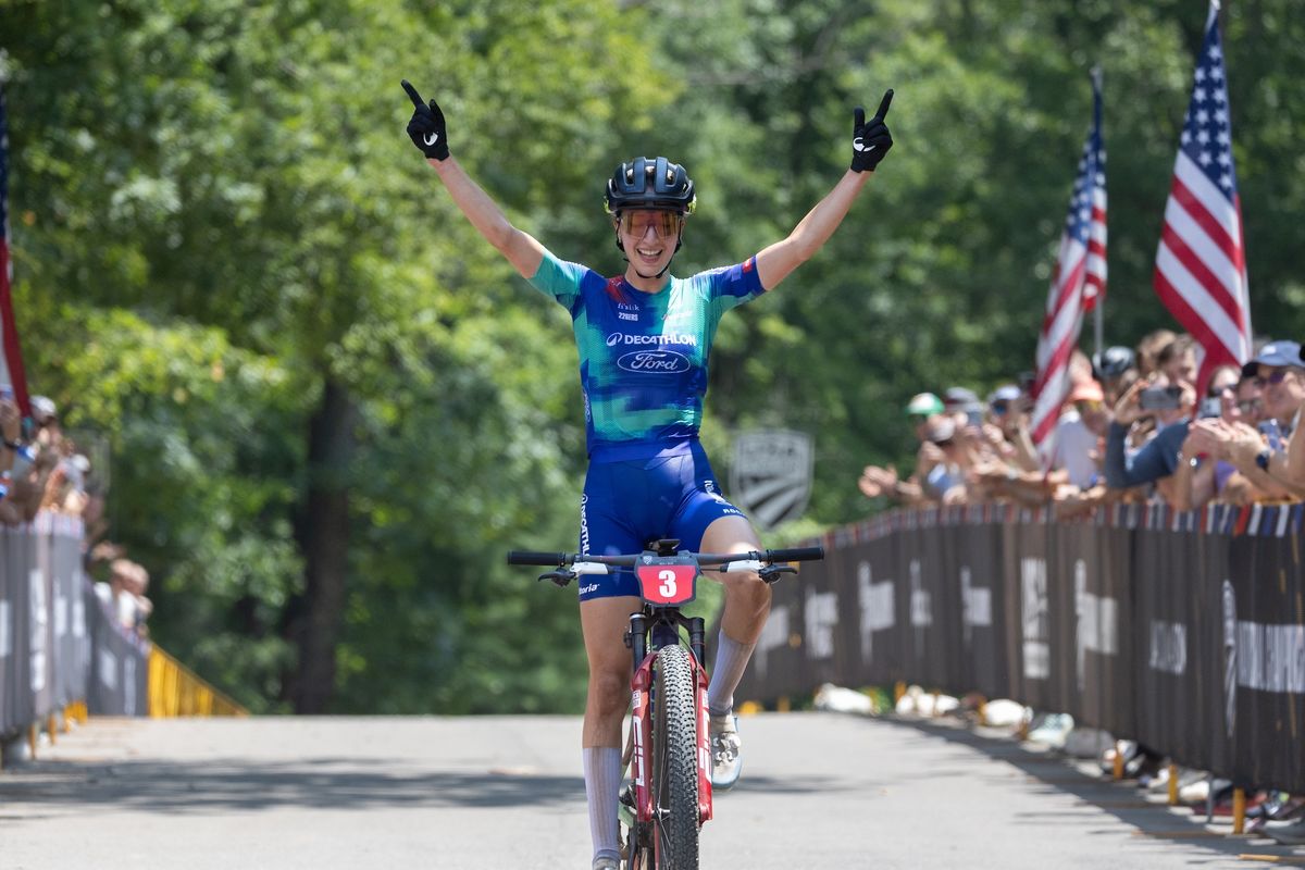 Savilia Blunk and Christopher Blevins claim elite XCO titles at