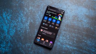 Google Pay home page in India showing credit card bill due