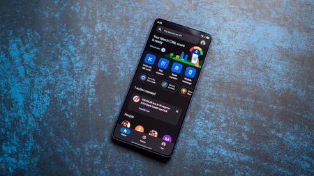 Google Pay home page in India showing credit card bill due