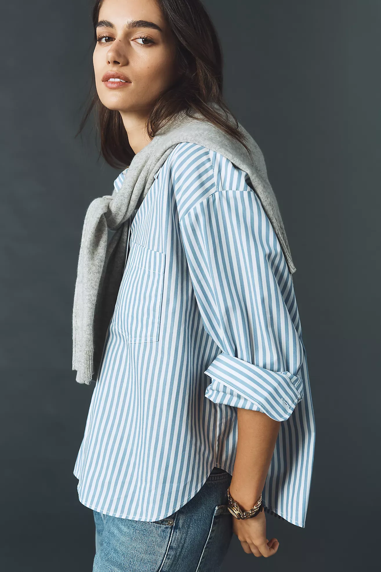 The Shrunken Bennet Buttondown Shirt by Maeve