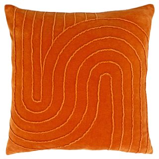 So'Home Mangata Pleated Velvet Filled Cushion 45x45cm