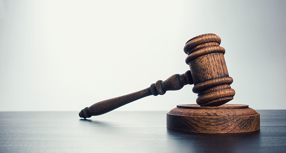 Wooden Hammer And Gavel