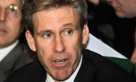 Chris Stevens is pictured in April 2011 