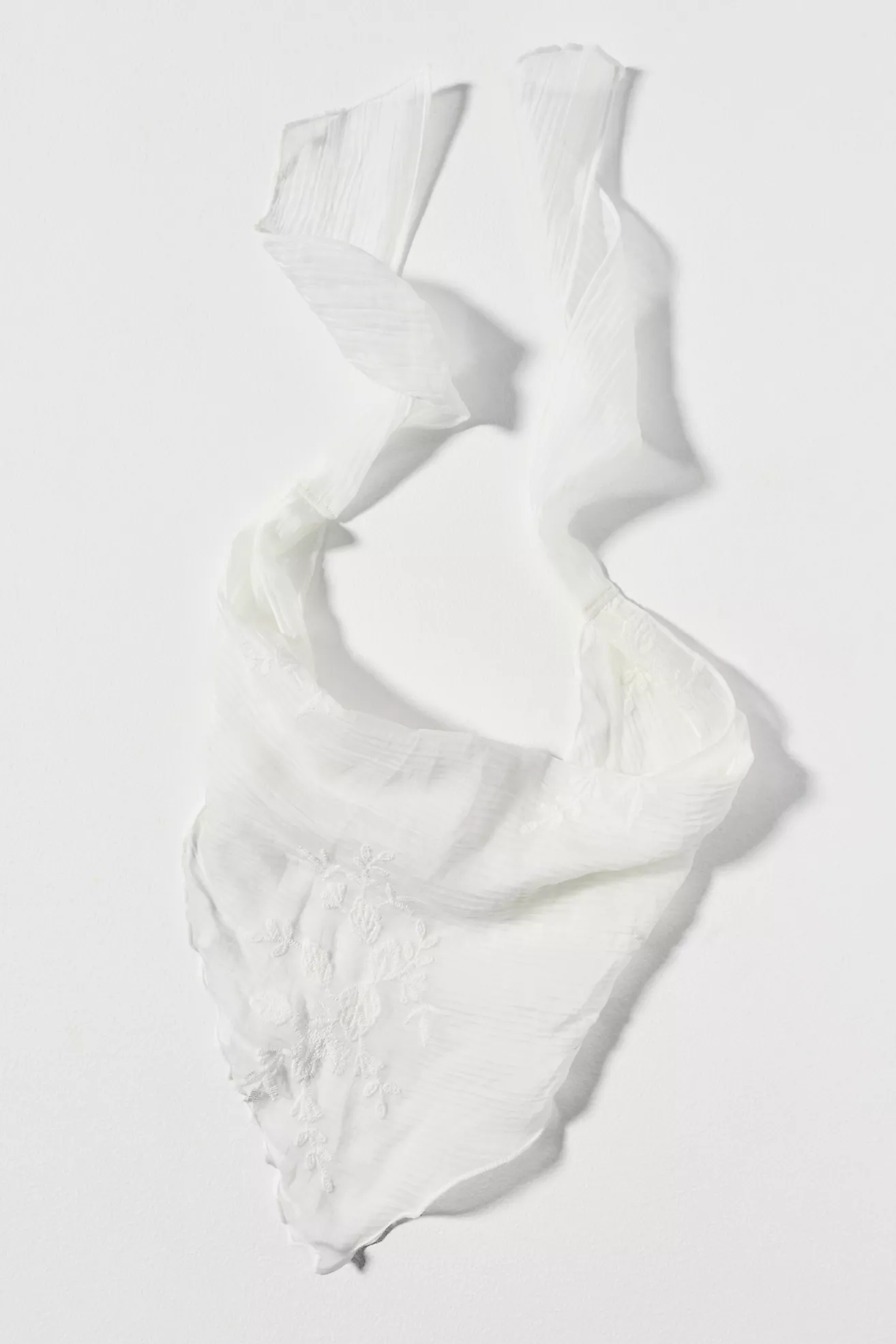 By Anthropologie Sheer Floral Hair Scarf