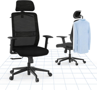 Flexispot OC17 Ergonomic Office Chair with hanger