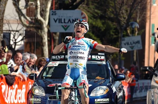 Emanuele Sella (Androni Giocattoli) is a happy man