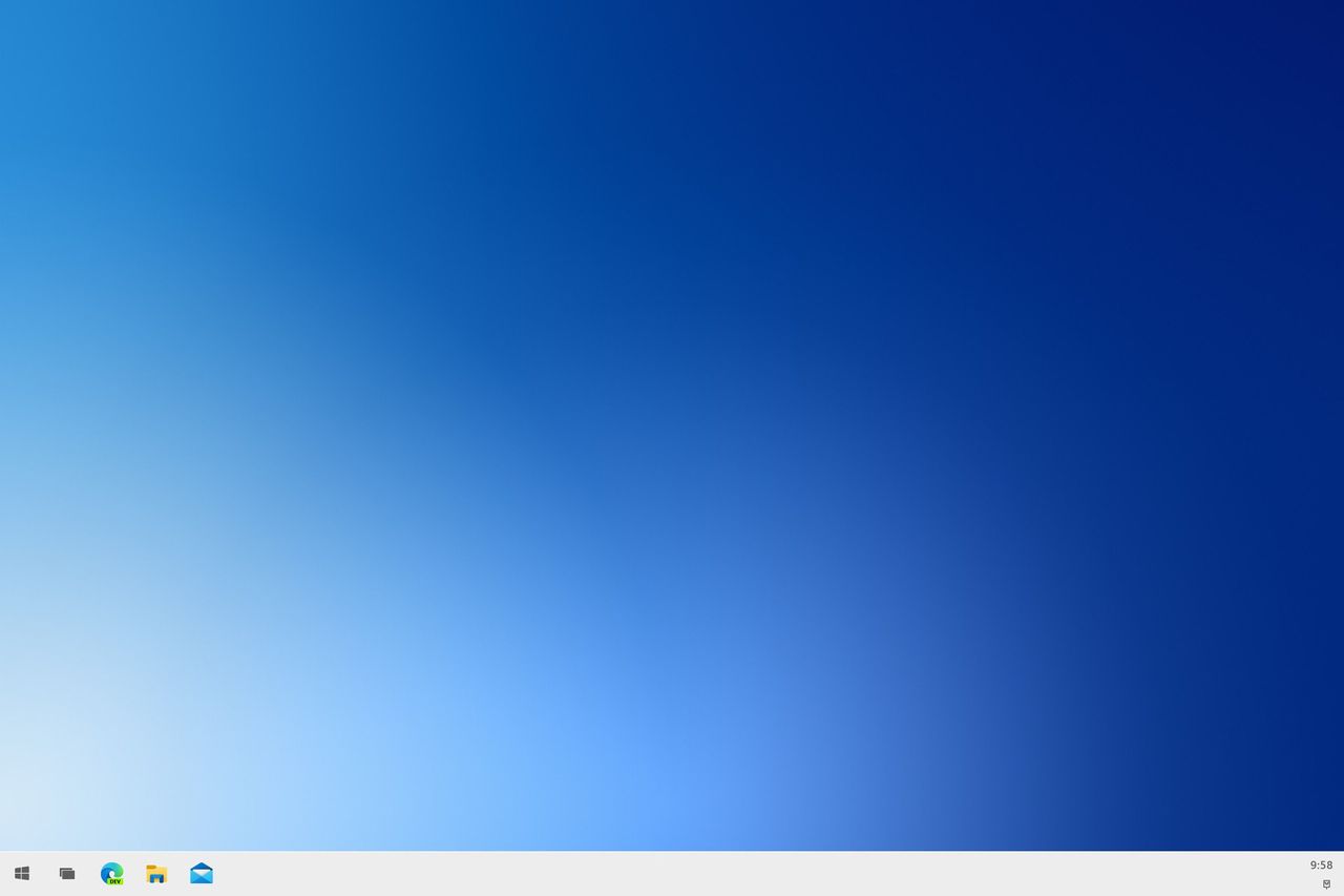 Windows 10X Taskbar Left