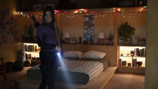 Kate Bishop searches an apartment in Hawkeye episode 4 on Disney Plus