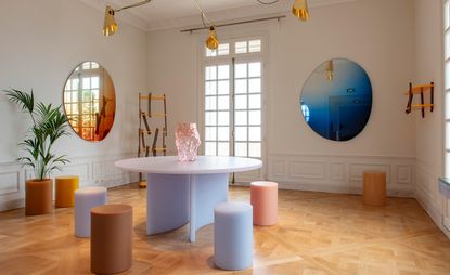Installation view of Etage Projects at Nomad Monaco