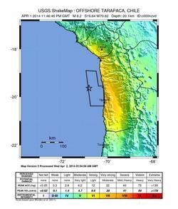 Chile counts at least five deaths from Tuesday night&amp;#039;s massive earthquake