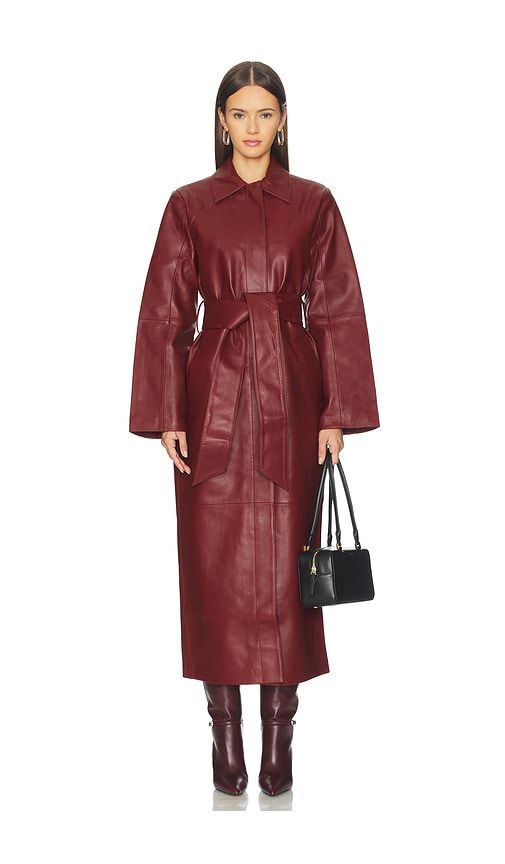 Reggie Leather Coat