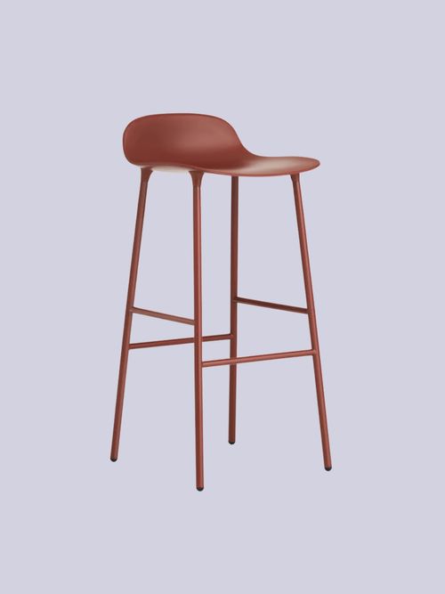 Normann Copenhagen - Form Barstool High, Red
