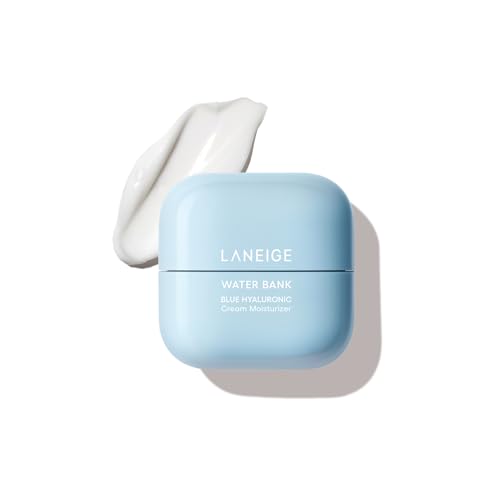 Laneige Water Bank Blue Hyaluronic Cream Moisturizer: Hydrating Korean Face Cream With Squalane &amp;amp; Ceramide for Skin Barrier Support, Dermatologist-Tested