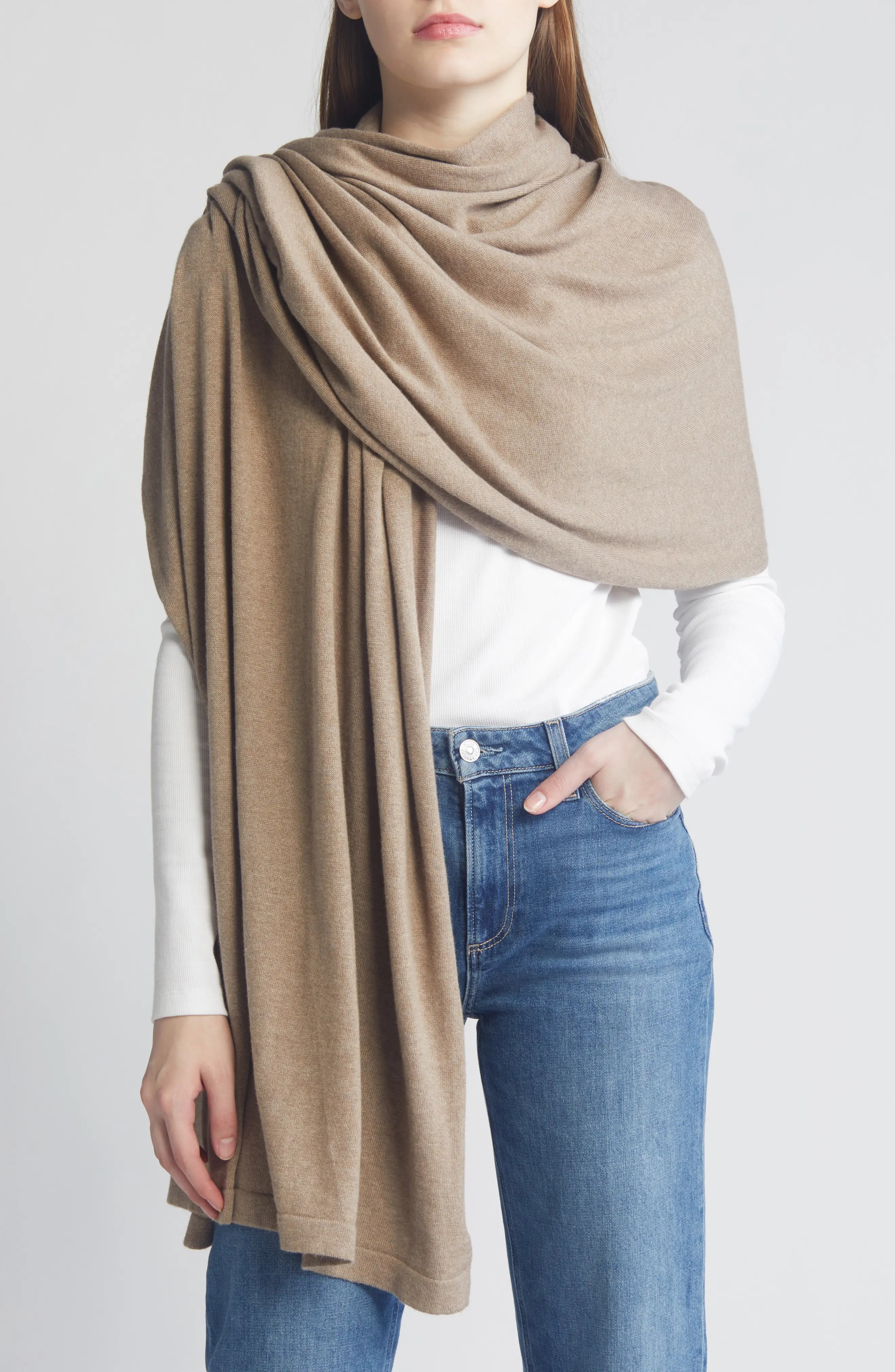 Nordstrom, Transitional Knit Travel Wrap