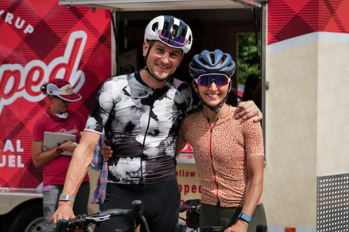 Ted and Laura King hosted Rooted Vermont gravel event