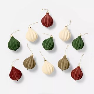 Velvet Christmas tree decorations