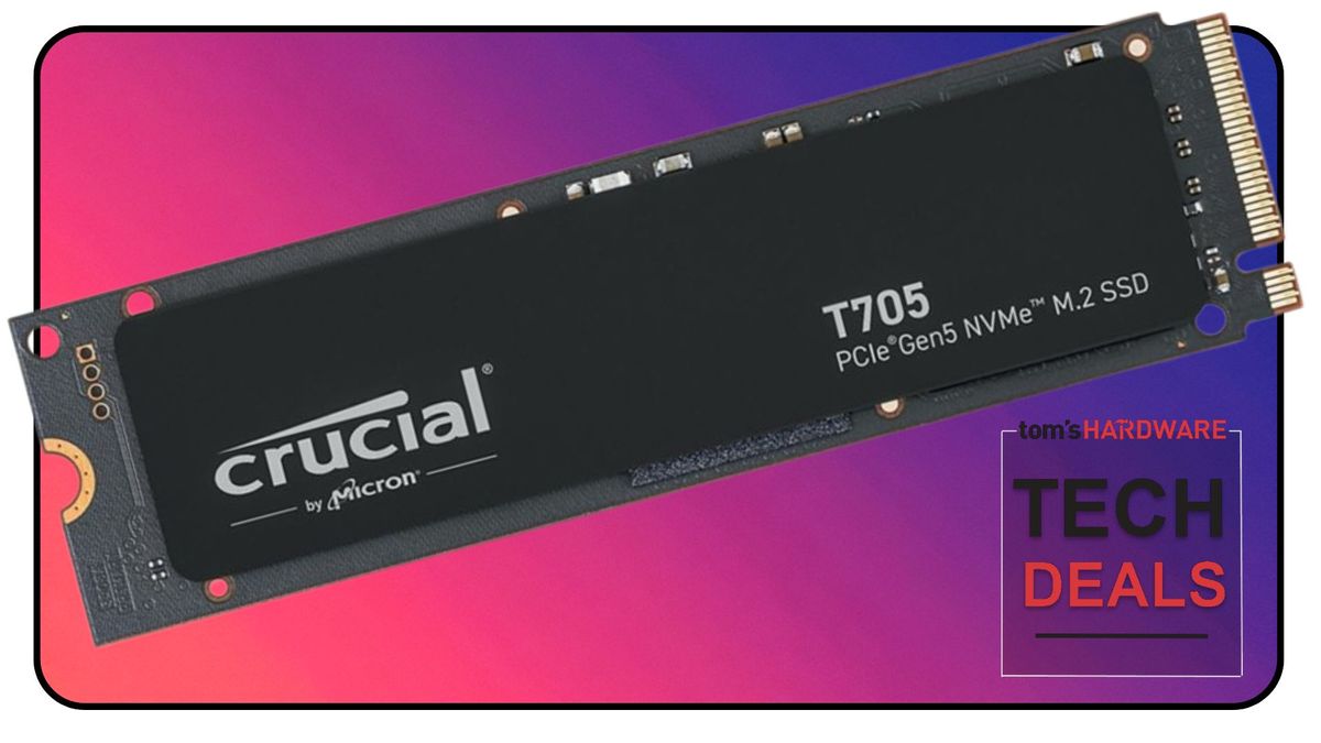 Crucial's superfast 2TB T705 Gen 5 SSD is back down to its lowest-ever price — Grab one of these drives for the ultimate gaming PC build