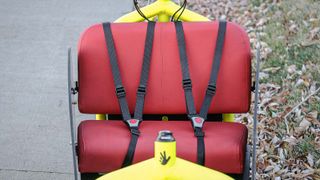 Triobike Cargo seats with buckles
