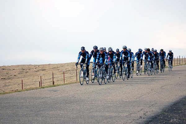 After leaving the quaint town of Solvang, the team arrive in open countryside.