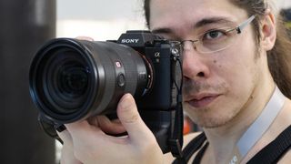 Sony A9 II being tested by DCW editor James Artaius