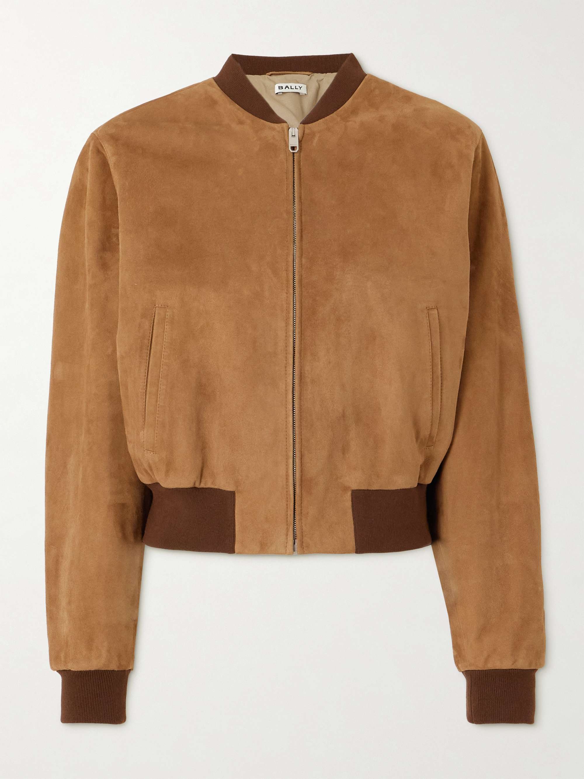 Suede Bomber Jacket