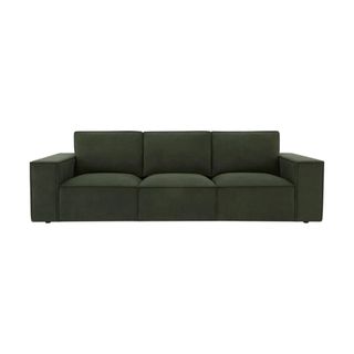 DUSK Brooklyn 3 Seater Sofa - Dark Olive