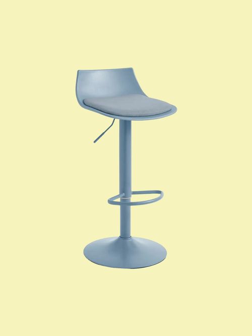 Dallis Height Adjustable Barstool, Fabric