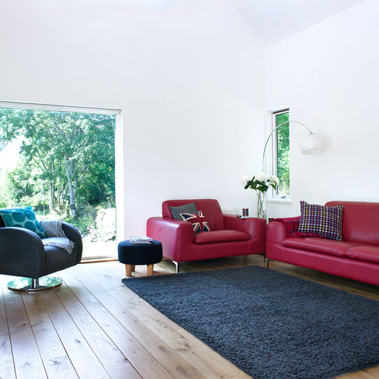 living room with sofa