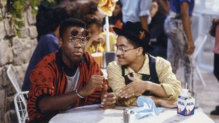 Kadeem Hardison and Darryl M. Bell in a different world