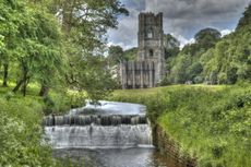 The ruins of the Cistercian monastery at Fountains Abbey in North Yorkshire. Credit: Getty Images